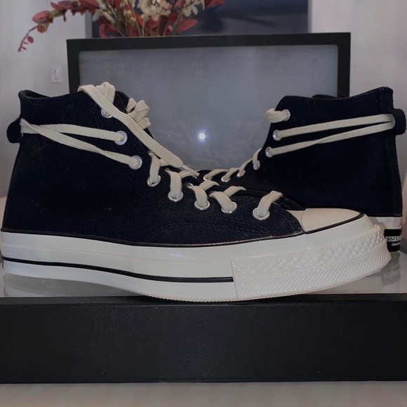 [SOLD] Fear of God Essentials x Chuck 70 High 'Black' - Picture 4 of 12